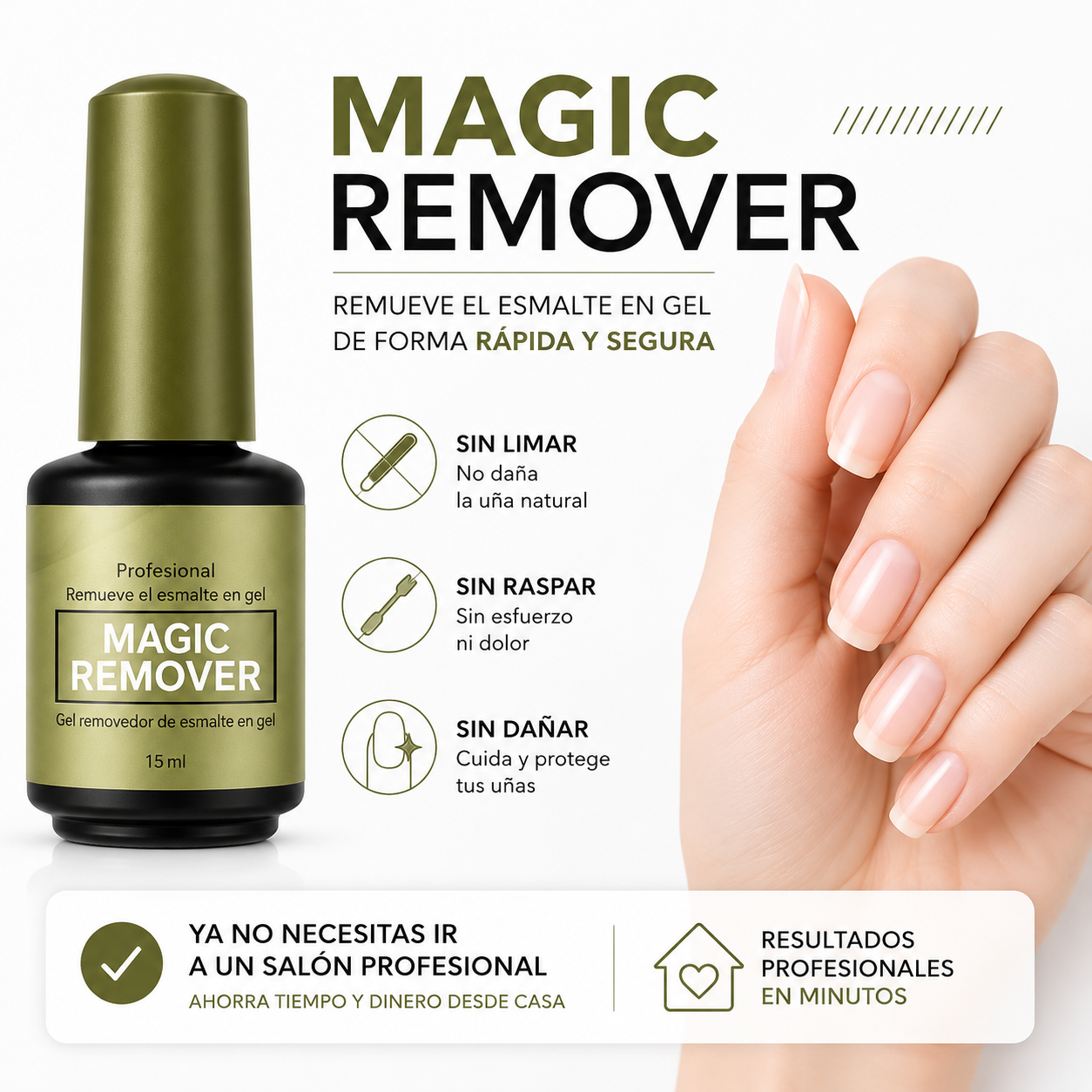 Removedor de Esmalte en Gel