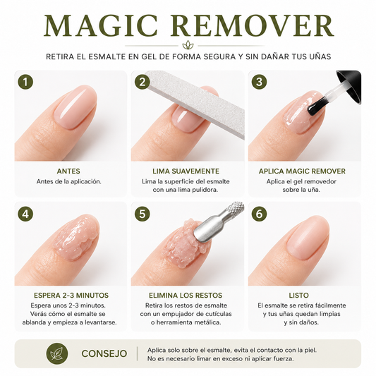 Removedor de Esmalte en Gel