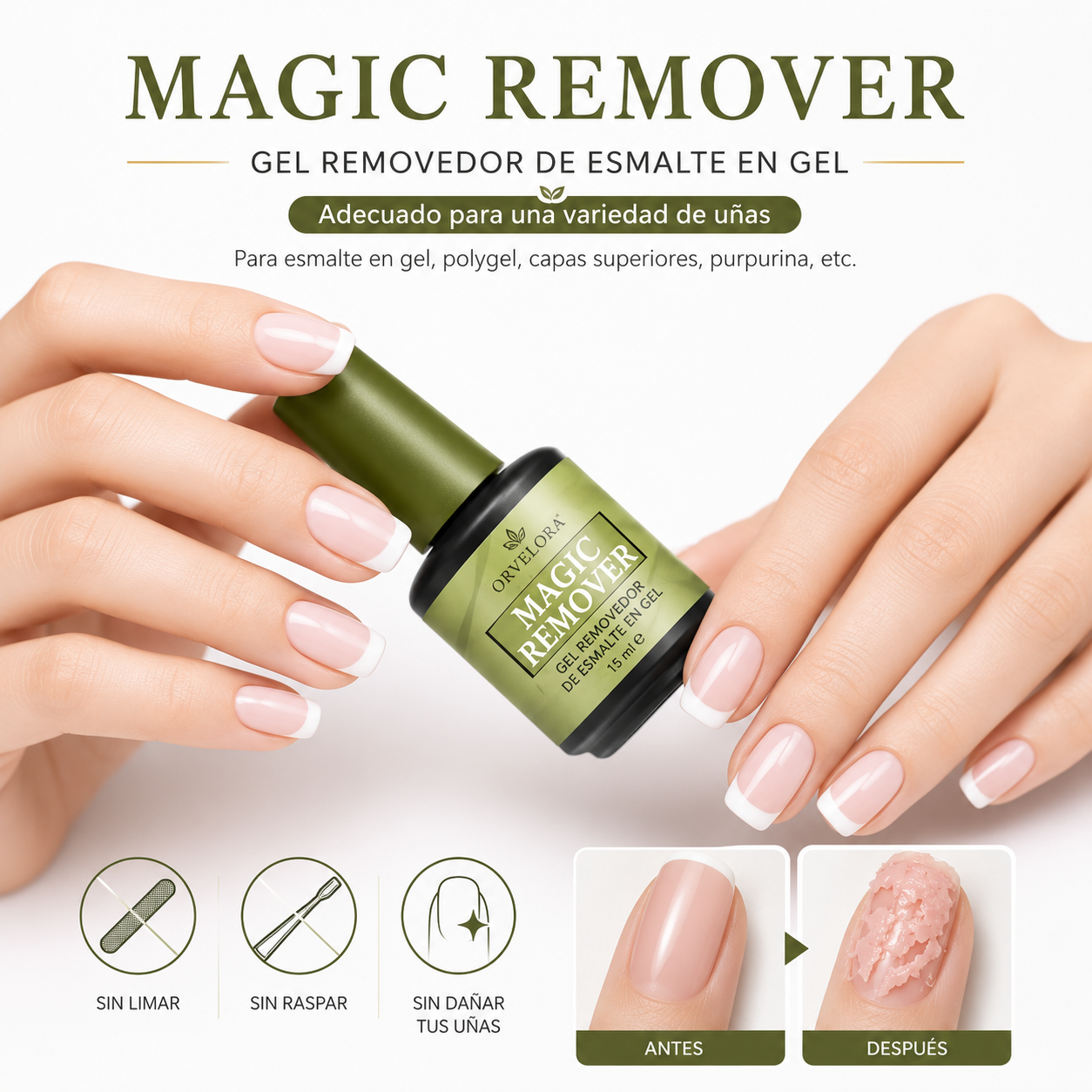 Removedor de Esmalte en Gel